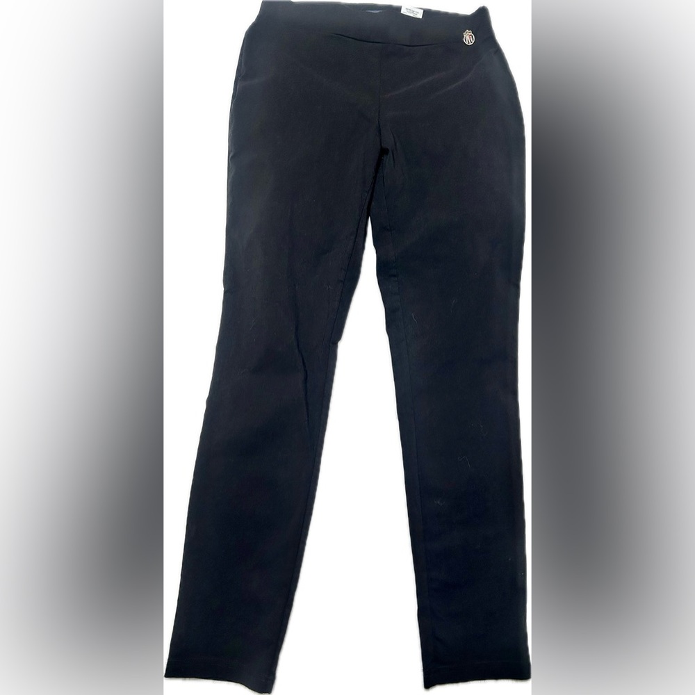 Tommy Hilfiger Trousers with Gold Logo Charm